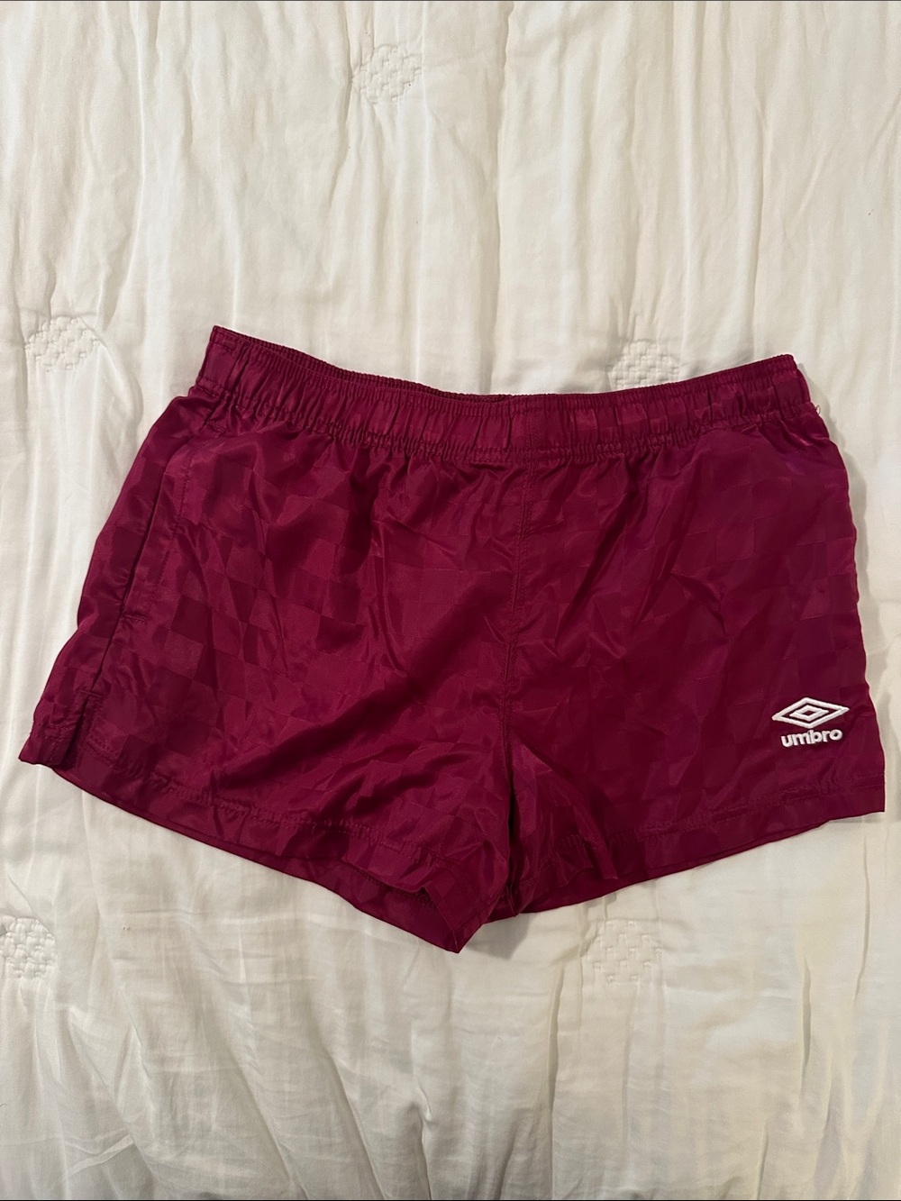 Umbro Women's Deep Burgundy Athletic Shorts